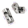 Ohamtes 4Pcs shaft diameter 2mm to 2mm universal coupling Rotatable