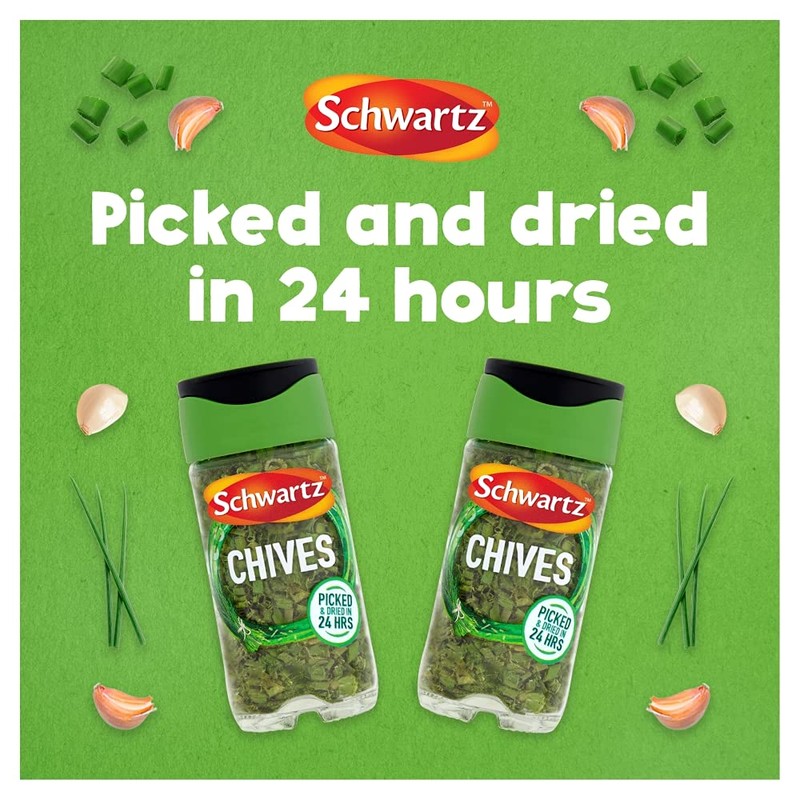 Schwartz Chives 1 G | Jar | Pack of 6