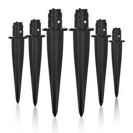 Metal Replacement Stake for Solar Lights, 0.78" Diameter x 5.3" Height, Fits Only 0.8" Diameter Solar Light Poles – Won't Work if Pole is Too Large or Small (Metal 6 Pack)