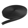 Trinkrittey 3/8 Inch Nylon Webbing 12 Yards Black Nylon Strapping