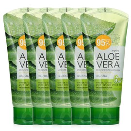 Fruitland 알로에베라 수딩젤 150ml x 5개 온가족 수분크림 Aloe Vera Soothing Gel 150ml x 5 Family Moisturizing Cream