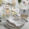 Clear Acrylic Place Cards, 3.5" x 2" Small Rectangle Acrylic