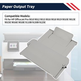 Promrmr Printer Paper Output Tray Compatible with HP OfficeJet Pro 9010 9012 9015 9016 9018 9019 9010E 9013E 9015E 9016E 9018E 9110B 9130B 9125E