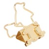 100Pcs Binder Clips Hollow Penguin Shape Sturdy Metal Small Binder