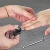 VOGARB Portable Mini Nail Clippers Collapsible Keychain Nail Clipper for