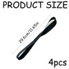 4pcs Securing Loop Straps Soft Loop Tie Down Straps Nylon