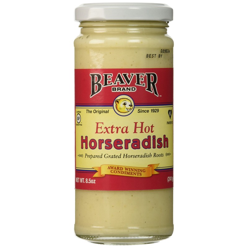Beaver Hot Horseradish, 8.5 oz