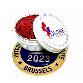 Saffron Threads - 100% Fresh, Pure Saffron from Afghanistan - Premium Award Winner Red Saffron Threads for Cooking Spanish Rice Paella & Risotto, Golden Milk, Tea & More - Divine Healing Saffron, 3g