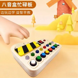 Tablero Musical Led Montessori Para Niños Desarrollo Y Juego                                                                                          