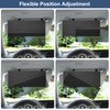 NAZZO Sun Visor Extender for Car, Sun Blocker with PC
