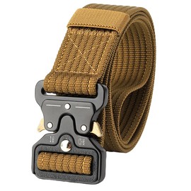 White Fang BT913 Men's Belt, Nylon, Durable, Buckle, Unique Design, Outdoor Wear, Daily Wear, brown (light brown)