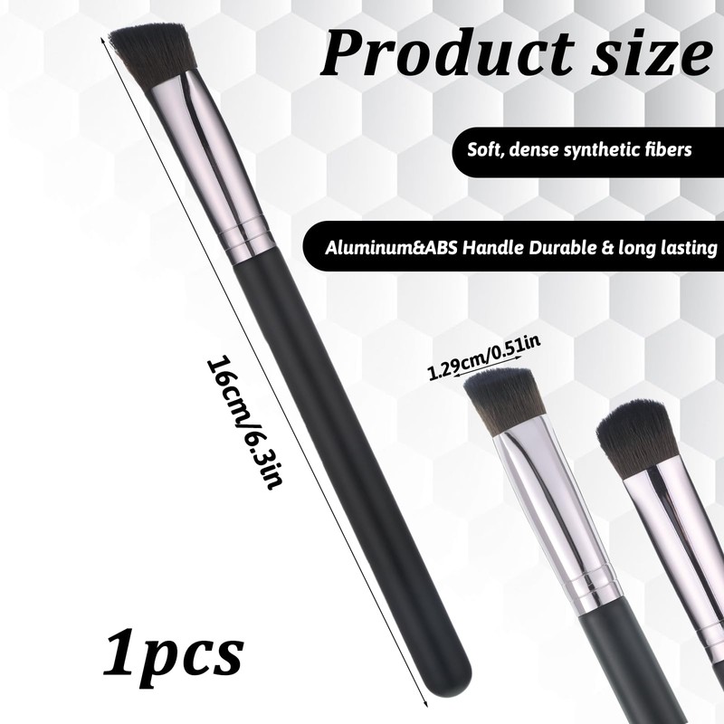 Triangle Concealer Brush Under Eye, Concealer Brush Undereye Corrector Makeup