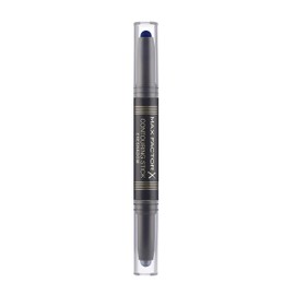 Max Factor Contouring Stick Eyeshadow Silver Storm & Midnight Blue - Eyeshadow Pencil with Two Cool Shades for a Successful Eye Look - With Creamy Consistence