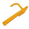 Bueyfolt 10 Packs Chain Link Fence Banana Clips, Hook Loop
