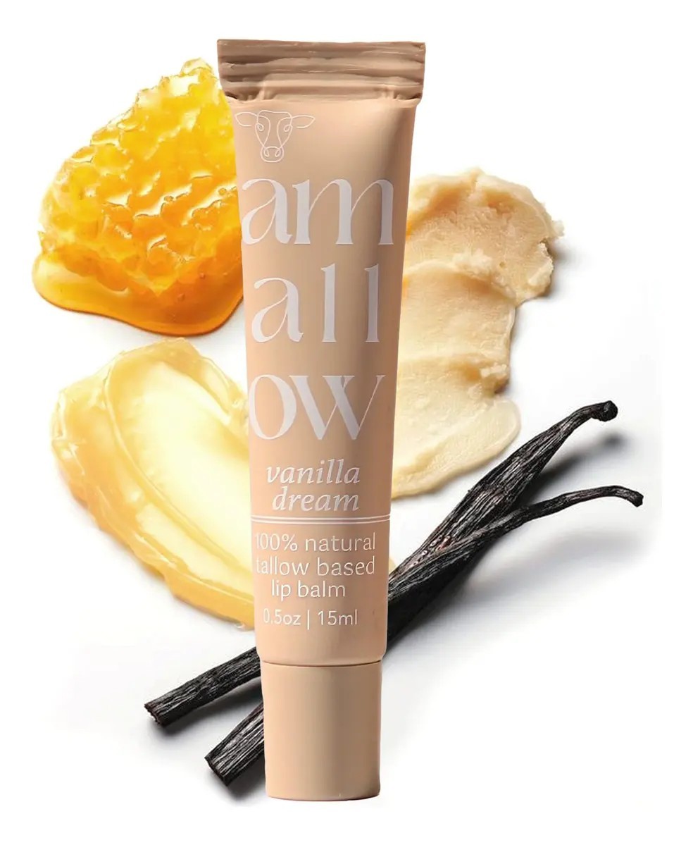 Bálsamo Labial De Sebo Totalmente Natural Tubo Exprimible -