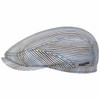 Stetson Lindaco Driver Flat Cap Women/Men White-Blue 7 1/4-7 3/8