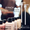 o1brand Universal Shampoo/Conditioner Pumps, 2 Pack, for 1 Liter Bottles,