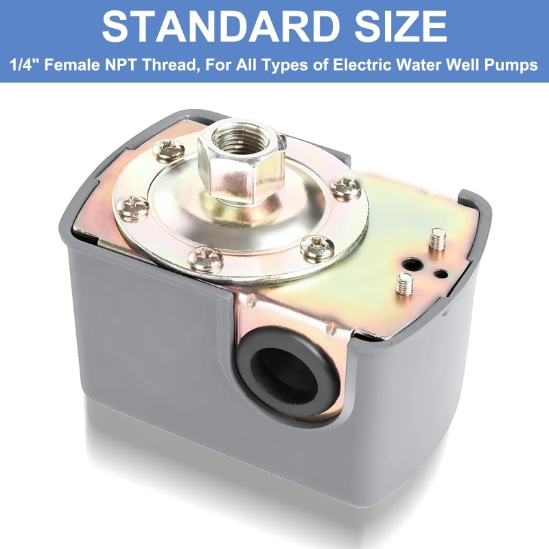 Xlajiao Pressure Switch for Well Pump 40-60 PSI, Water Pressure