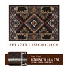 YIHOUSE Rustic Cabin Area Rug for Bedroom 5x7,Machine Washable Lodge