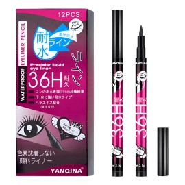Lápiz Delineador De Ojos Yanqina 36h, Resistente Al Agua, -