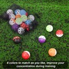 Tinoaly 24pcs Baseball Training Balls, 1.65in Small Baseball Golf Practice