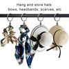 AMZSEVEN 40 Pack Metal Curtain Rings with Clips, Drapery Clips