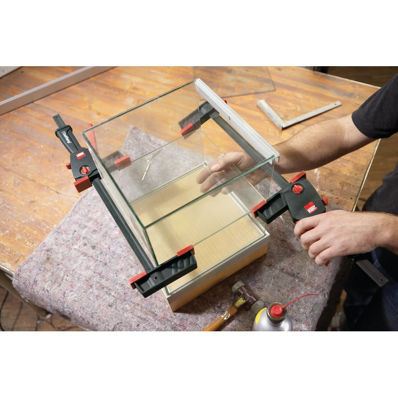 BESSEY DUO16-8, 6 In. DuoKlamp Series, One Hand Clamp/Spreader, Black