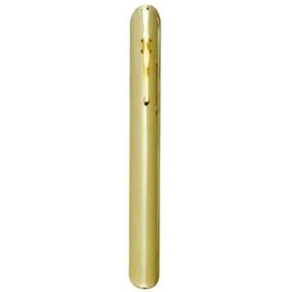 6" Gold Color Steel Waiter Crumb Scraper with Gold-Plated Pocket Clip
