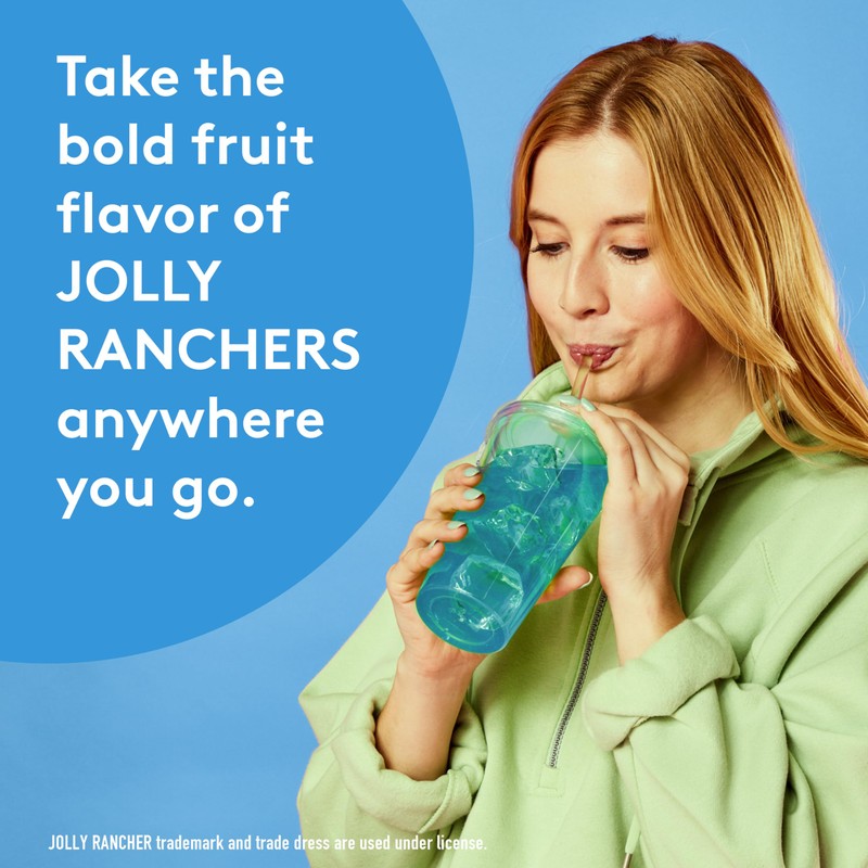 Jolly Rancher Rancher Singles To Go Water Drink Mix, Blue