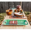 Boston International Serving Tray Football Party Ceramic Condiment Server Platter