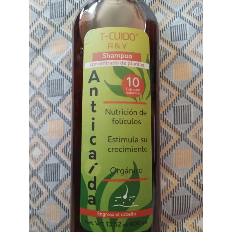 Shampoo Anticaída Del Cabello T-cuido Concentrado De Plantas