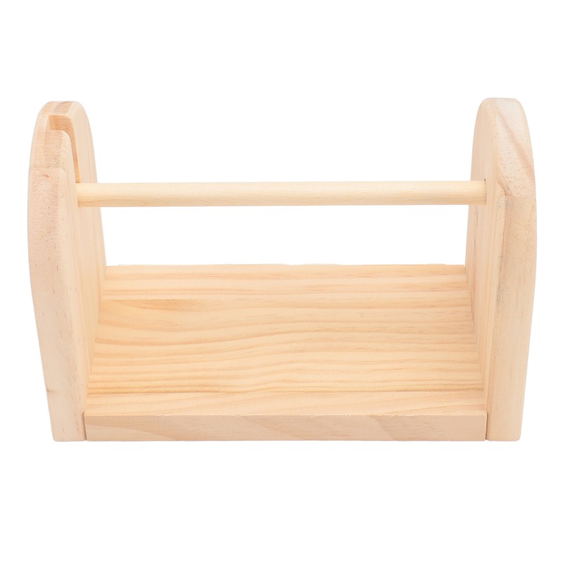 Wooden Yarn Holder Single Rotating Yarn Storage Horizontal Crochet Yarn