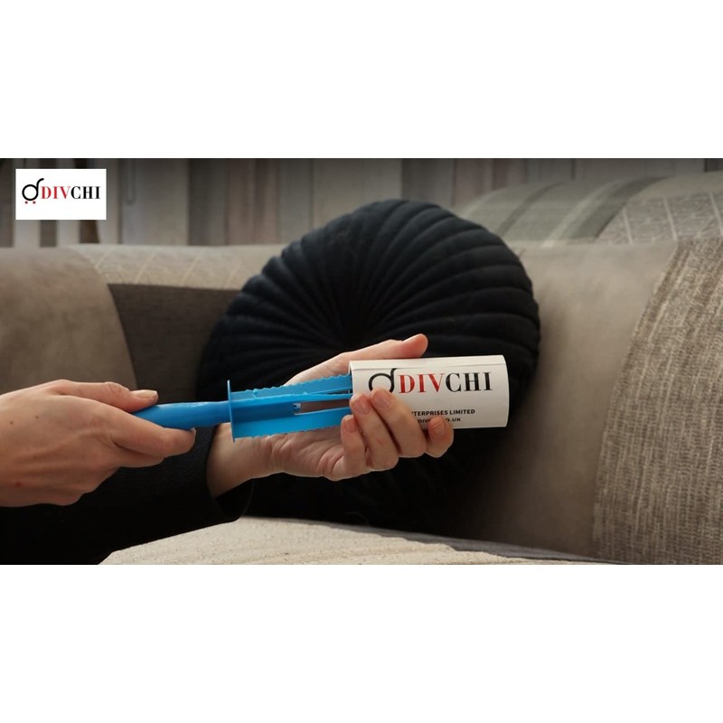DIVCHI Lint Roller+4 Refill Sticky Replacement Heads Easily and Quickly