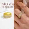 VISDIV Gold Wedding Rings for Women 925 Sterling Silver 14k