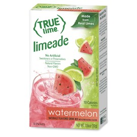 True Lime LIMEADE & WATERMELON (Pack of 4 | 2 boxes each flavor) 10ct each box. True Lemon | True Citrus