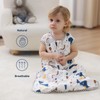MIKAFEN Pack of 2 Baby Sleeping Bags Summer Sleeveless 0.5