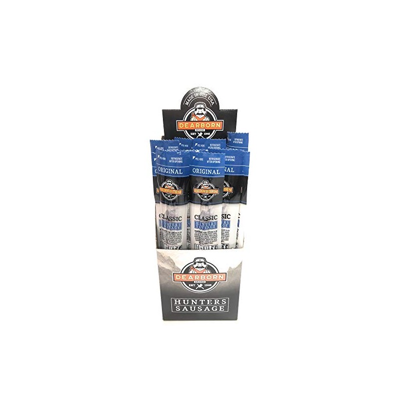 Dearborn Sausage, Original Mild Classic Hunters Sausage Individually Wrapped Single