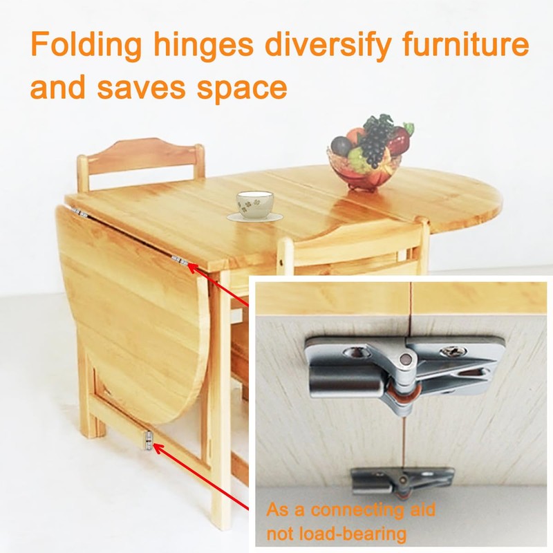 ANTEISI Adjustable 180 Degree Locking Hinges,Zinc Alloy 180 Degree Drop