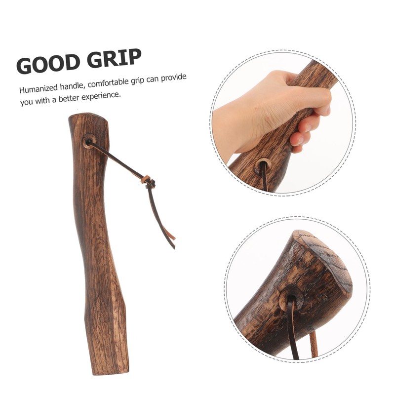 SUPVOX Wooden Hatchet Handle Replacement Sturdy Practical Axe Handle Smooth