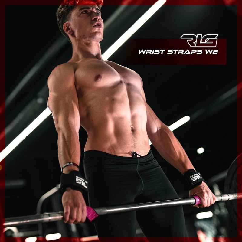 RL Grips™ Wrist Straps W2 Weight Lifting Belt with Wrist