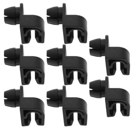 ECSiNG 10PCS Car Hood Bonnet Rod Support Stay Clip Holder 792843 for C3 C4 2008 208 301 308 Automotive Replacement Parts Plastic Black
