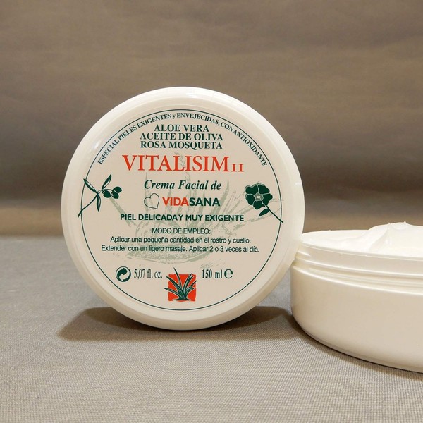Sindolor Presents VITALISIM II by VIDASANA, Moisturizing Facial Cream With