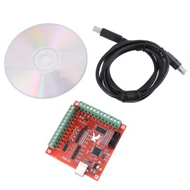 CNC MACH3 USB 4 Axis Motion Control Card, Interface Breakout Board for Stepper Motor Driver