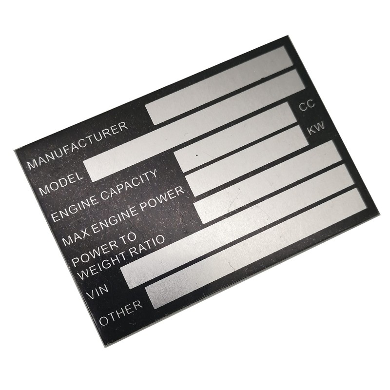 VIN Serial ID TAG Plate Data Blank CAR Truck HOT
