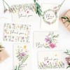 Whaline 36 Pack Floral Thank You Cards Wildflower Greeting Cards