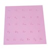PME FF60 Fun Fonts-Cupcake and Cookie Stamping Set for Cake