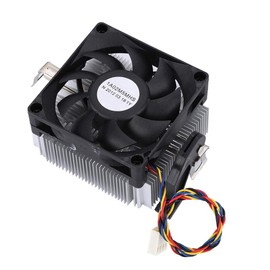 CPU Fan, CPU Cooler, Black 12V Hydraulic Bearing Excellent Heat Dissipation Performance CPU Cooling Fan, 2200RPM for AM2 AM3 AM3+ FM1 FM2 FM2+