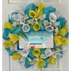 Sip Back And Relax Handmade Deco Mesh Summer Wreath