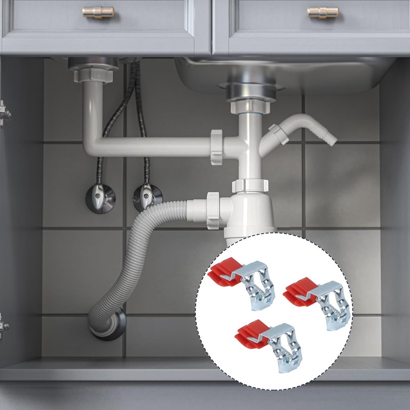 DHWEKU Sink Bow Mounting Brackets Sink Bow Adjustable Stainless Steel