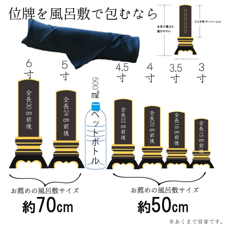 [Oshibi Koubo] Furoshiki Large Ichigoshi Weave Ceremonial Memorial Service, 35.4